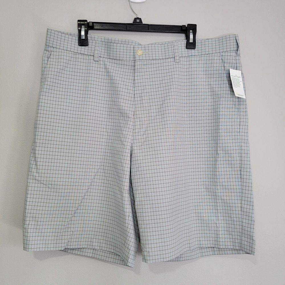 Fairway Outfitters Men's Multicolor  Plaid Chino Casual Golf‎ Shorts Size 38 NWT